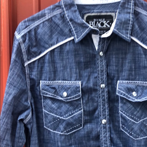 Buckle | Buckle Black Standard Fit Shirt - Picture 3 of 4